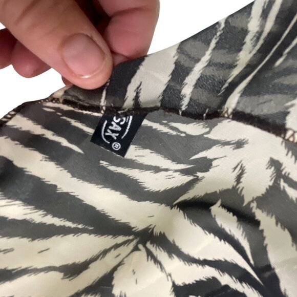 Sax Womens Animal Print Open Front Kimono Vest Duster Lightweight One Size Artsy - Picture 7 of 12